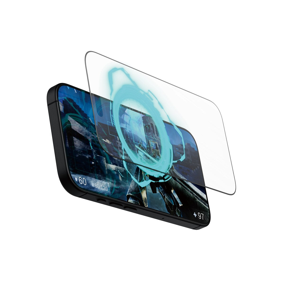 PanzerGlass® Gaming Skærmbeskyttelse iPhone 16 Pro | Ultra-Wide Fit